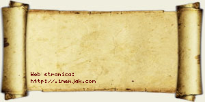 Hana Ninković vizit kartica